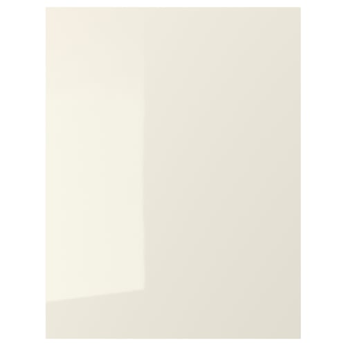 VOXTORP Panneau latéral de finition, brillant beige clair, 62x80 cm