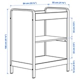 ÄLSKVÄRD Changing table, birch/white