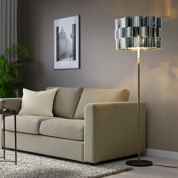 ÄLVSTARR Lamp shade, chrome effect, 51 cm