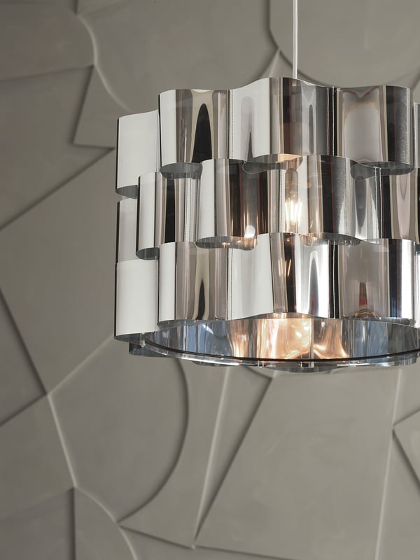 ÄLVSTARR Lamp shade, chrome effect, 51 cm