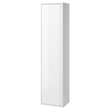 ÄNGSJÖN High cabinet with door, high-gloss white, 46x38x196 cm