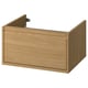 Option: ÄNGSJÖN Wash-stand with drawer, oak effect, 61x53x33 cm