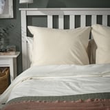 ÄNGSLILJA Pillowcase, natural, Queen
