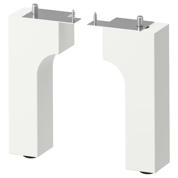 ALMAÅN Leg, white, 17.8 cm