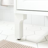ALMAÅN Leg, white, 17.8 cm