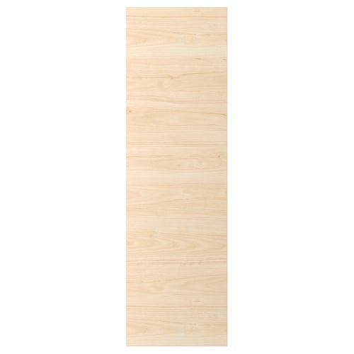 ASKERSUND light wooden cabinet door with ash pattern, rectangular.