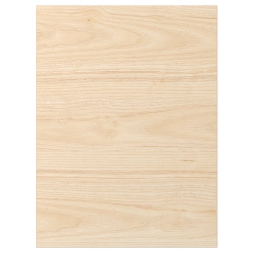 ASKERSUND light ash wood panel, melamine & particleboard, rectangular.