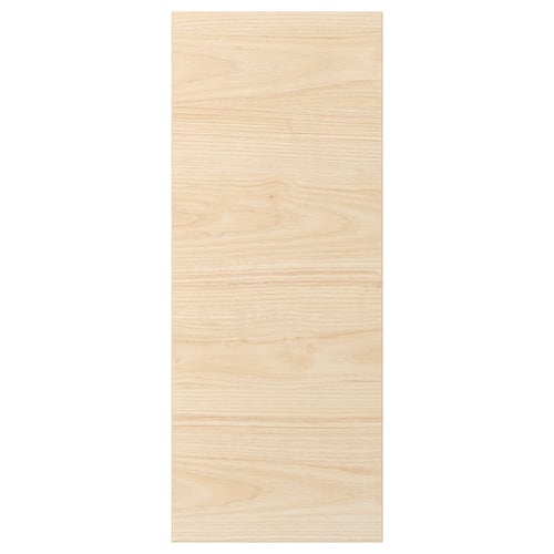 ASKERSUND door, light ash wood, rectangular, easy-clean melamine surface.