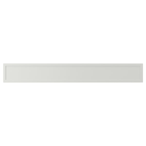 ASPUDDEN Drawer front, light grey, 91x13 cm