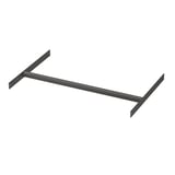 AURDAL Clothes rail, dark grey, 56 cm