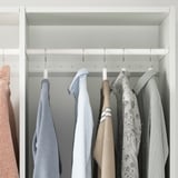 AURDAL Clothes rail, white, 56 cm