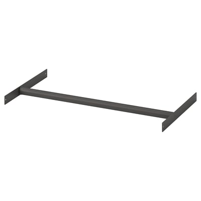 AURDAL Extendable clothes rail, dark grey, 57-90 cm