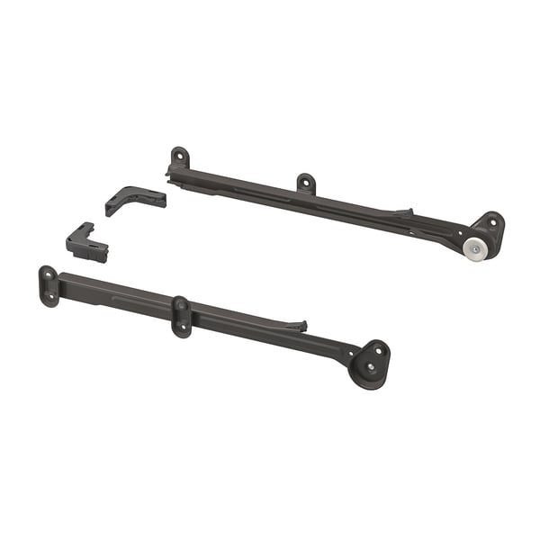 AURDAL Pull-out rail for baskets, dark grey, 37 cm