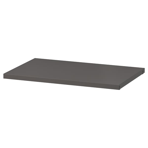AURDAL Shelf, dark grey, 56x40 cm