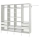 Option: AURDAL Wardrobe combination, white, 302-337.5x40x221 cm