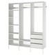 Option: AURDAL Wardrobe combination, white, 190x40x221 cm