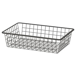 AURDAL Wire basket, dark grey, 56 cm
