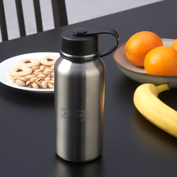 AURTIENDE Insulated flask, black, 0.5 l