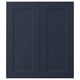 AXSTAD 2-p door f corner base cabinet set, matt blue, 33x76 cm