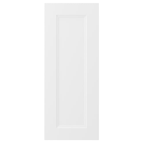 A white AXSTAD kitchen cabinet door with a simple, inset panel design.