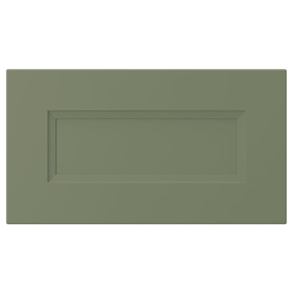 AXSTAD Drawer front, grey-green, 46x25 cm