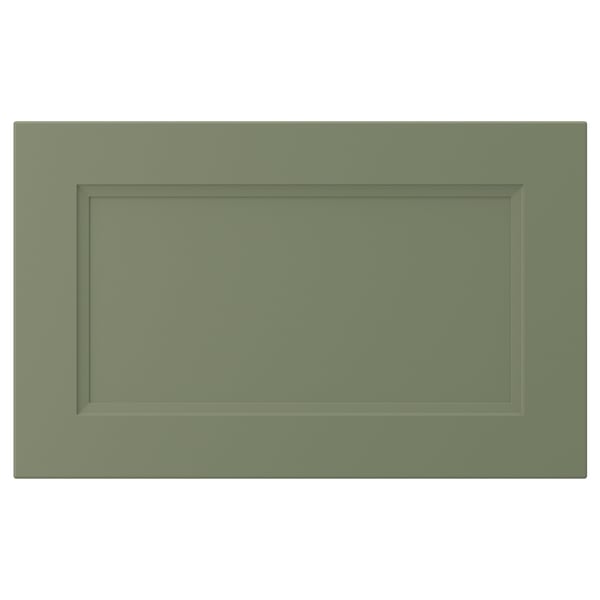 AXSTAD Drawer front, grey-green, 61x38 cm