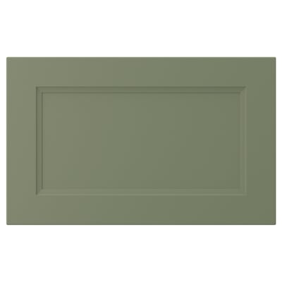 AXSTAD Drawer front, grey-green, 61x38 cm