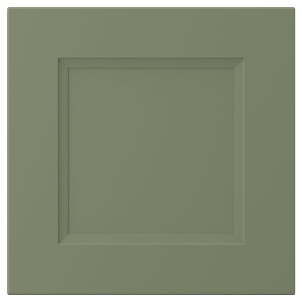 AXSTAD Drawer front, grey-green, 38x38 cm
