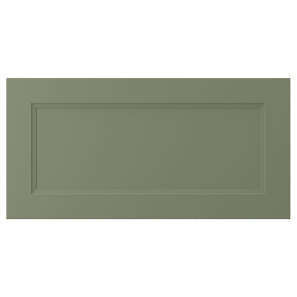AXSTAD Drawer front, grey-green, 76x38 cm