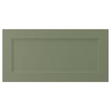 AXSTAD Drawer front, grey-green, 76x38 cm