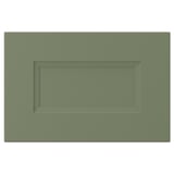 AXSTAD Drawer front, grey-green, 38x25 cm