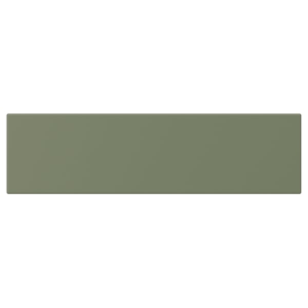 AXSTAD Drawer front, grey-green, 46x13 cm