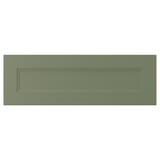 AXSTAD Drawer front, grey-green, 76x25 cm