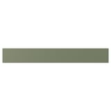 AXSTAD Drawer front, grey-green, 91x13 cm