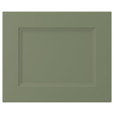 AXSTAD Drawer front, grey-green, 46x38 cm
