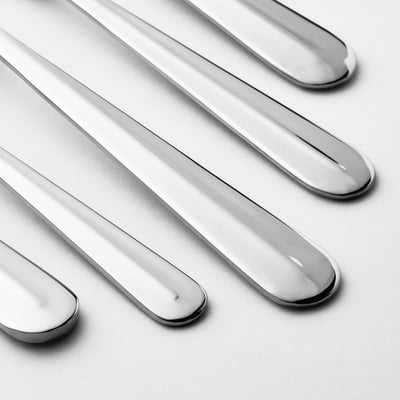 BÄCKÖRING 20-piece cutlery set, stainless steel