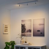 BÄVE LED ceiling track, 3-spots, white