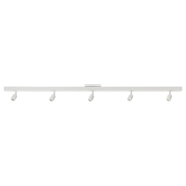 BÄVE LED ceiling track, 5-spots, white