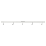 BÄVE LED ceiling track, 5-spots, white
