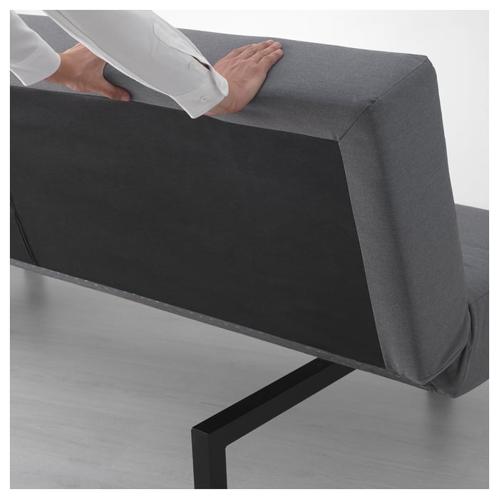 BALKARP twoseat sofabed, Vissle grey IKEA