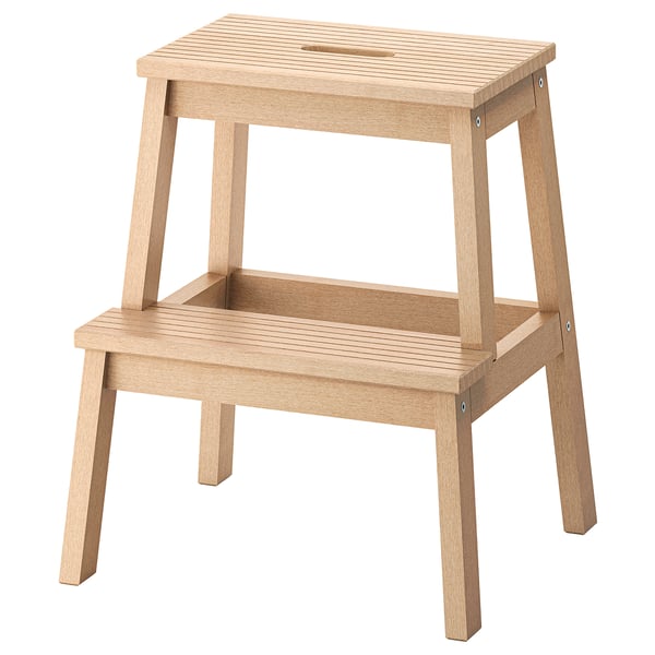 BEKVÄM Step stool, rubberwood, 50 cm