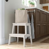 BEKVÄM Step stool, white, 50 cm