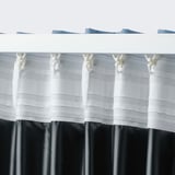 BENGTA Block-out curtain, 1 length, blue/with heading tape, 210x250 cm