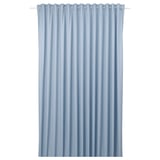 BENGTA Block-out curtain, 1 length, blue/with heading tape, 210x250 cm