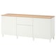 BESTÅ Storage combination with drawers, white/Sutterviken/Kabbarp white, 180x42x76 cm