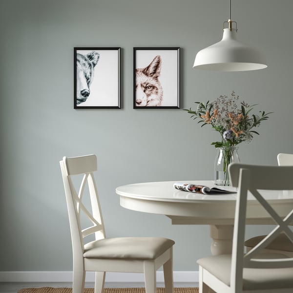 BILD Poster, bear and fox, 31x41 cm