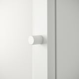 BILLY / OXBERG Bookcase with door, white, 40x30x106 cm