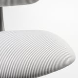 BLECKBERGET Swivel chair, Klovsta white/grey