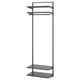 Option: BOAXEL Wardrobe combination, anthracite, 62x40x201 cm