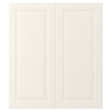 BODBYN 2-p door f corner base cabinet set, off-white, 33x76 cm